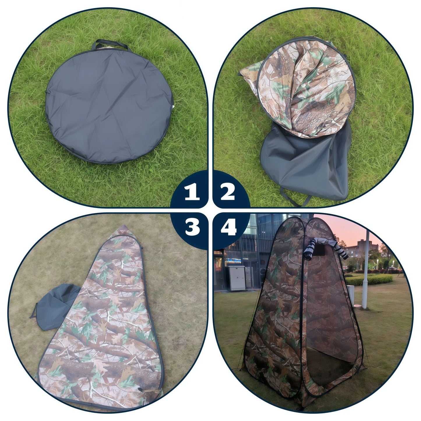 Pop-Up Portable Privacy Tent Outdoor Shower Tent
