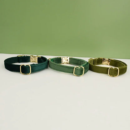 Velvet Cat Collar Bowknot Personalized Collar