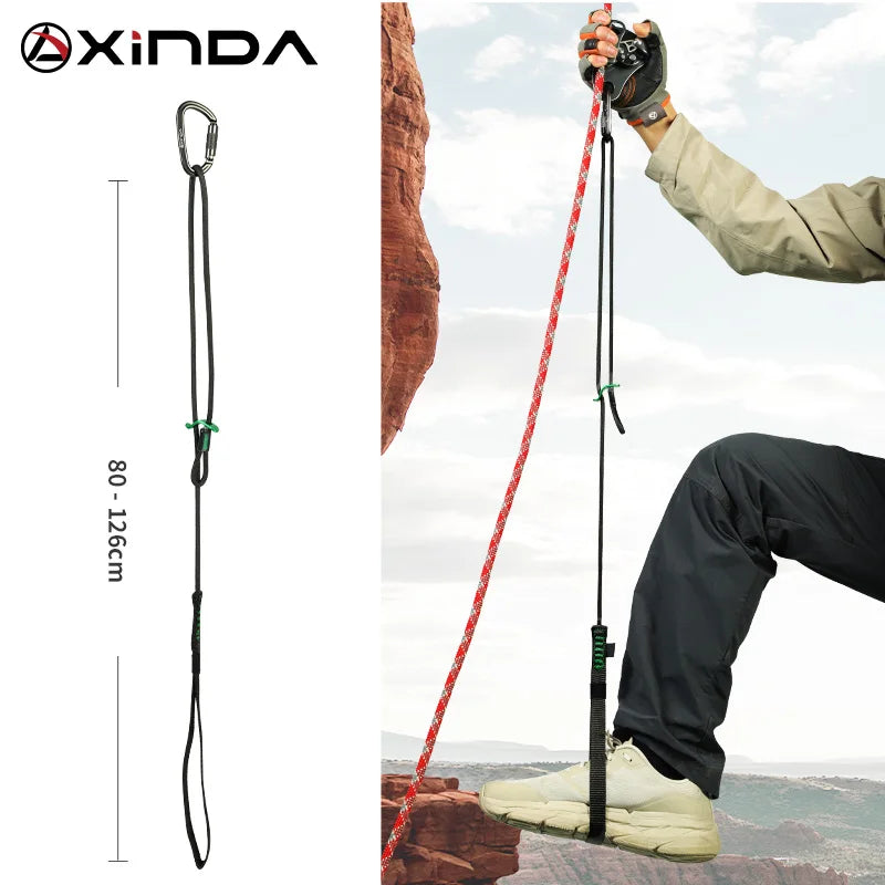 Professional Adjustable Webbing Foot Loop Climbing