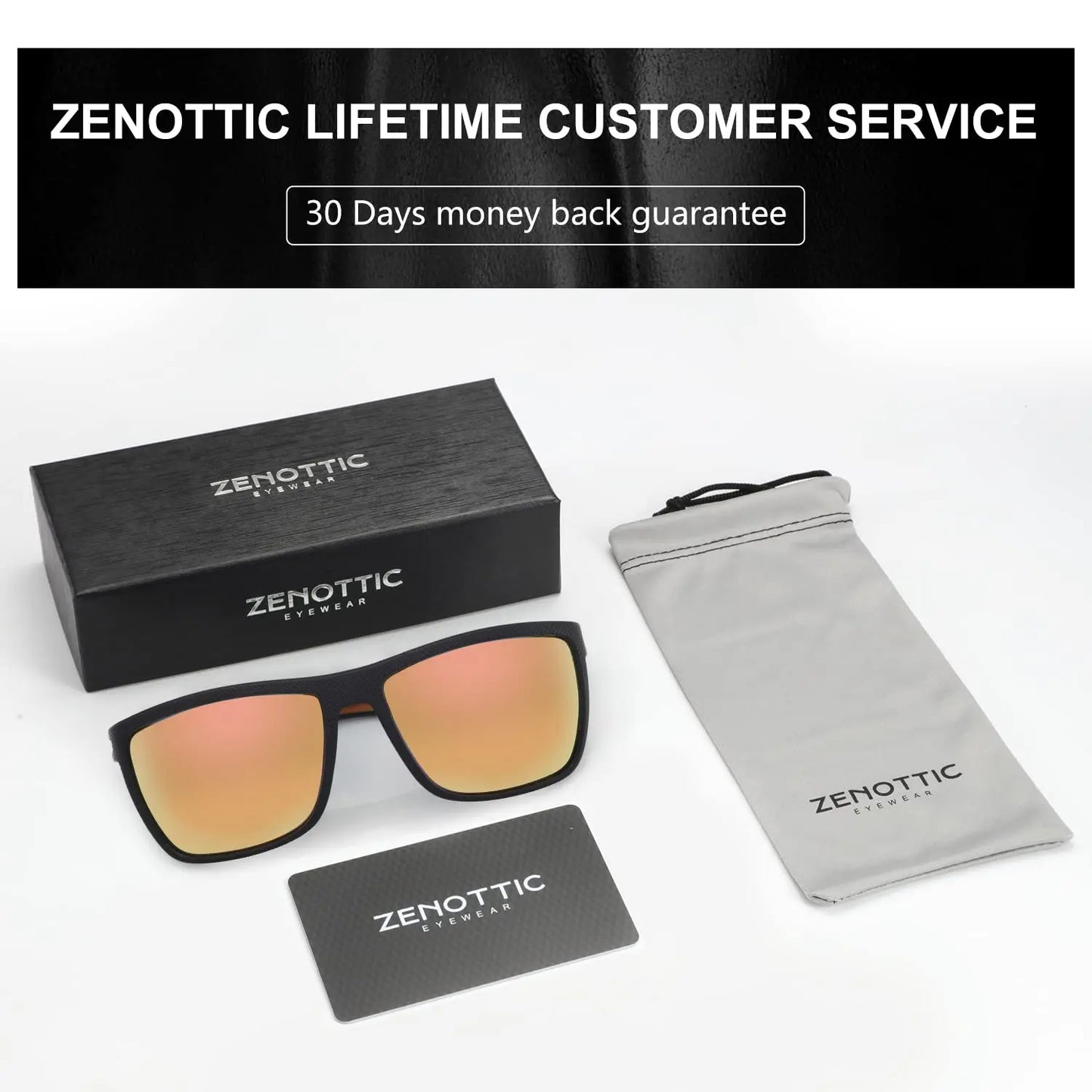 Polarized Sunglasses for Men Shades Lightweight TR90 Frame