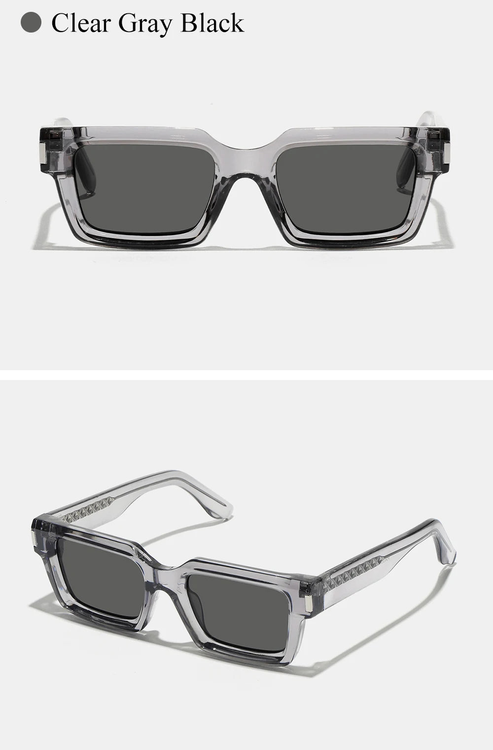 Ruiao retro black designer sunglasses vintage eyewear