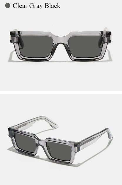 Ruiao retro black designer sunglasses vintage eyewear