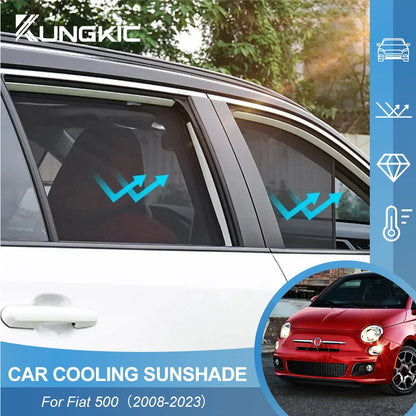 Magnetic Car Sunshade For Fiat Front Windshield Curtain