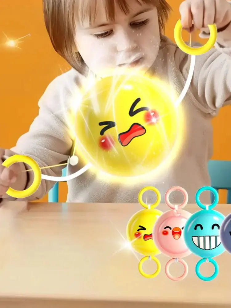 Rotating Flash Flying Ball Toy Rotating Cable Toy LED Light