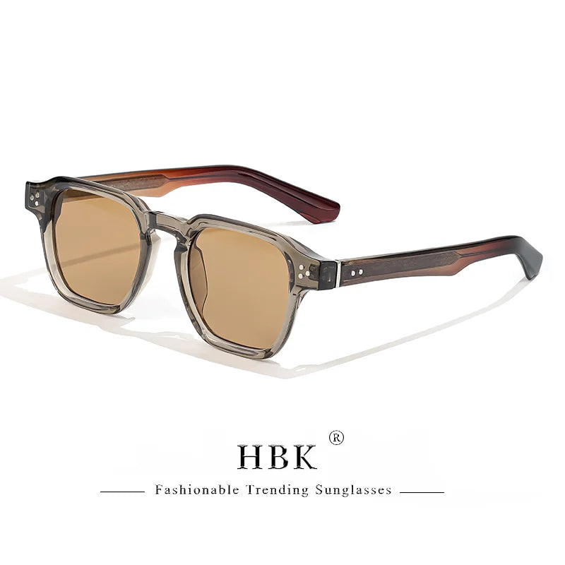 HBK Fashion Punk Sunglasses for men Classic Square