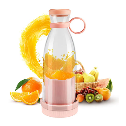 Rechargeable Mixers Fresh Fruit Juicers  Juice Bottle