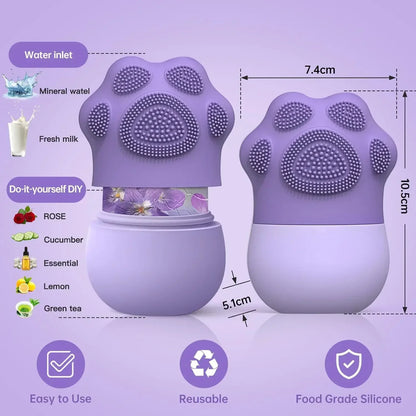 Silicone Ice Face Roller Facial Cube Roller Trays