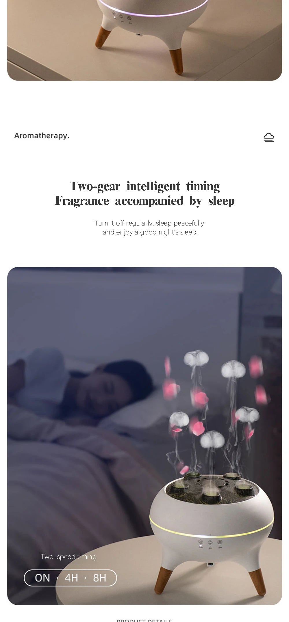 Dynamic Jellyfish Air Humidifier Essential Oil Diffuser