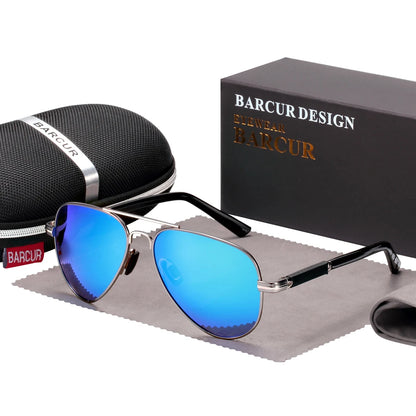 Men Sunglasses Pilot Polarized Sun glasses