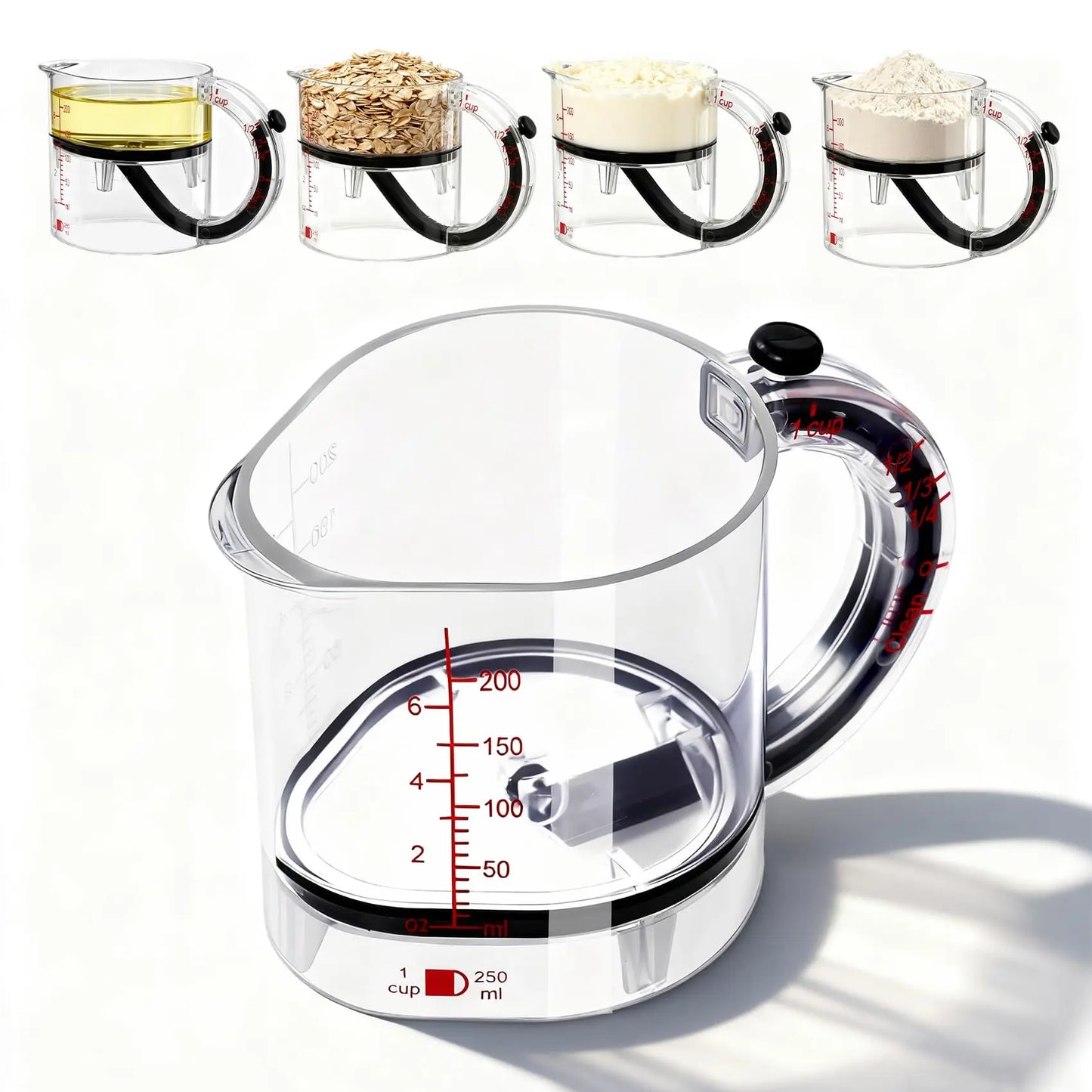 Adjustable Measuring Cup Multi-Functional Measuring Cup