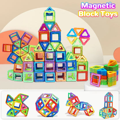 Magnetic Building Blocks DIY Learning Educational Magnet Toys