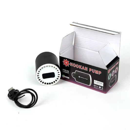 Electric Shisha Hookah Starter Pump USB Charging LED Lights