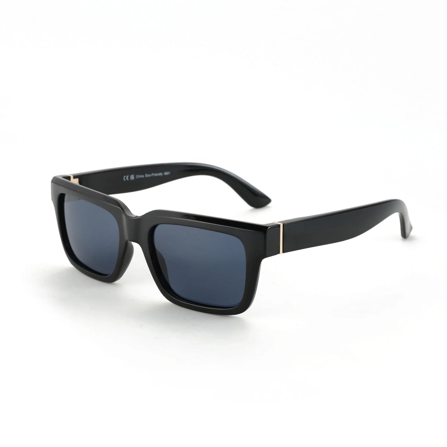 Retro Rectangle Sunglasses for Men Women Polarized
