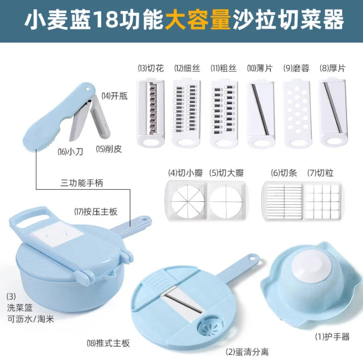 Multifunctional Vegetable Grater Slicer Kitchen Gadget