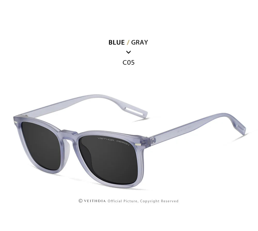 VEITHDIA Fashion Vintage Polarized Sunglasses for Men and Women