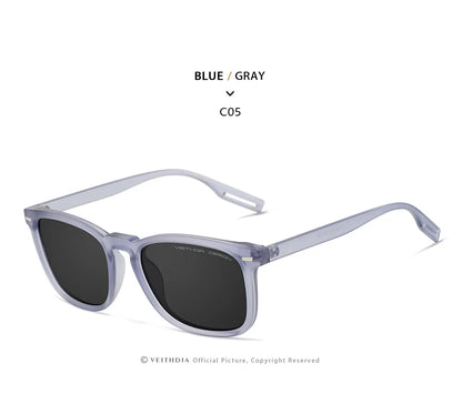 VEITHDIA Fashion Vintage Polarized Sunglasses for Men and Women