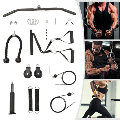 Cable Weight Pulley System for Home Gym