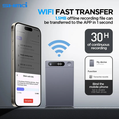 Shmci 64GB AI Powered Voice Recorder and Call Recorder