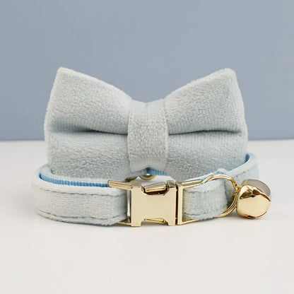 Stylish Adjustable Cat Collar with Bowknot
