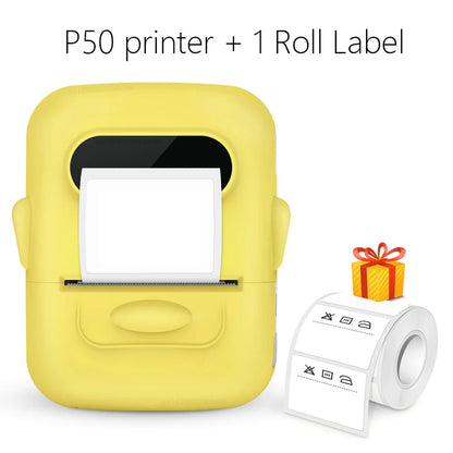 Thermal Label Printer P50 Portable Bluetooth Wireless