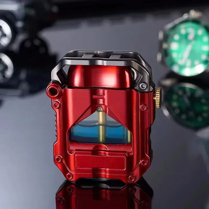 Zorro Kerosen Lighter Cyber Mecha Transparent Bin Rocker