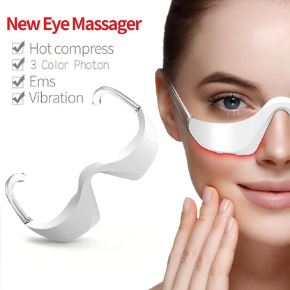 3 in 1 LED Photon Under Eye Device Massager Glasses