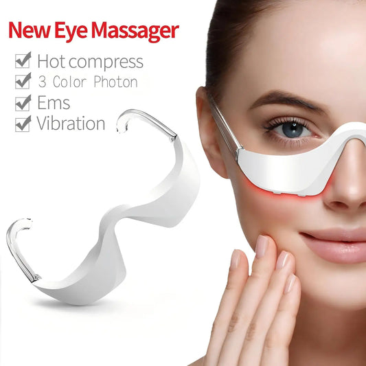 3 in 1 LED Photon Under Eye Device Massager Glasses