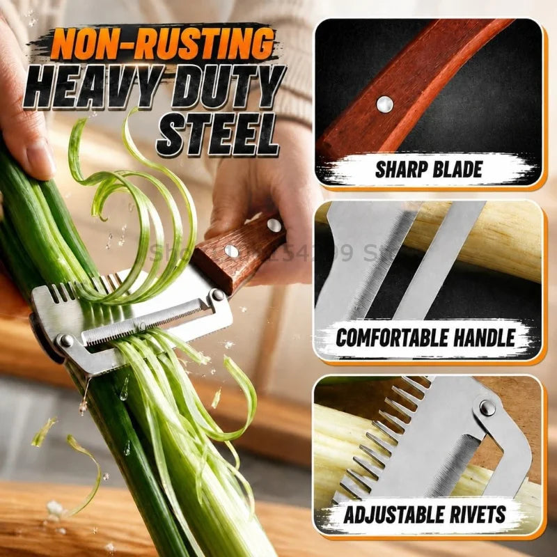 3-in-1 Multifunction Peeler Kitchen Stainless Steel Peeler