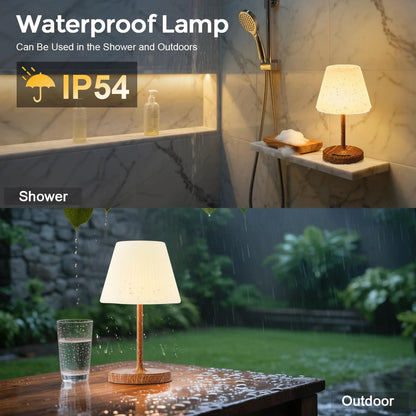 Shower Lamp Bathroom Lamp Cordless Night Lamp