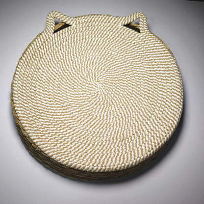Suitable for Small to Medium Cats, 2-In-1 Round Cat Scratching