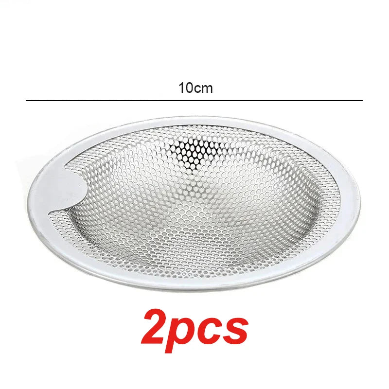 Kitchen Sink Stainless Steel Filter Sewer Mesh Strainers