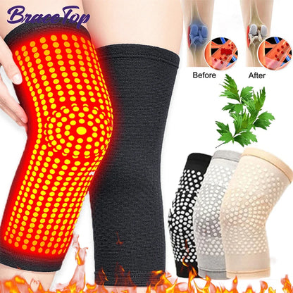 1 Pair Self Heating Support Knee Pads Knee Brace Warm