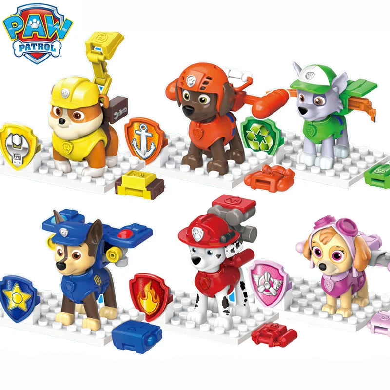Paw Patrol Action Figure Anime Toy Chase Marshall