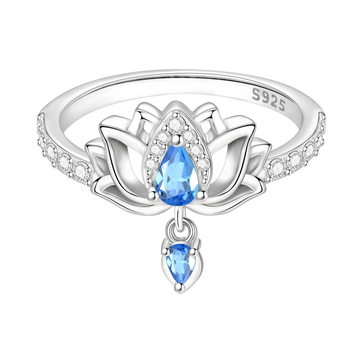 925 Sterling Silver Three-Ring Stackable Ring for Women