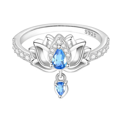 925 Sterling Silver Three-Ring Stackable Ring for Women