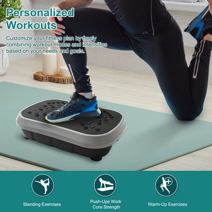 Vibration Plate Exercise Machine Fat-Burning Home Fitness