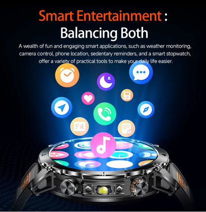 New TANK Ultra 1400mAh Battery Military Smart Watch