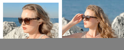 Fashion Cateye Polarized Sunglasses for Women