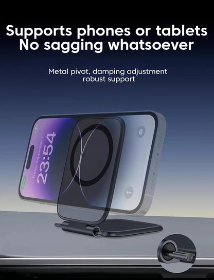 Ultrathin Car Magnetic Mobile Phone Holder Adjustable Foldable