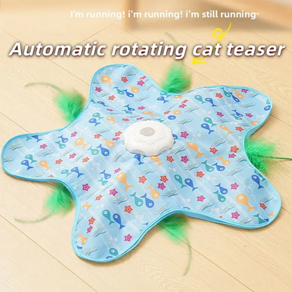 Electric cat turntable pet toy self-stimulating