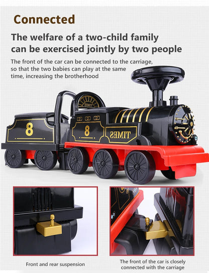 Kids Train Riding Toy Ailway Classical Electric Model