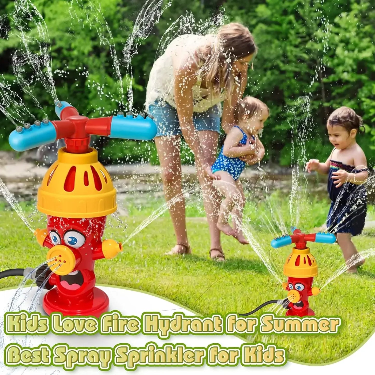 Water Spray Toy Hydrant Sprinkler Outdoor Backyard Garden Toys
