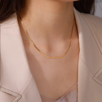 Skyrim Stainless Steel Snake Chain Necklace Trend Jewelry