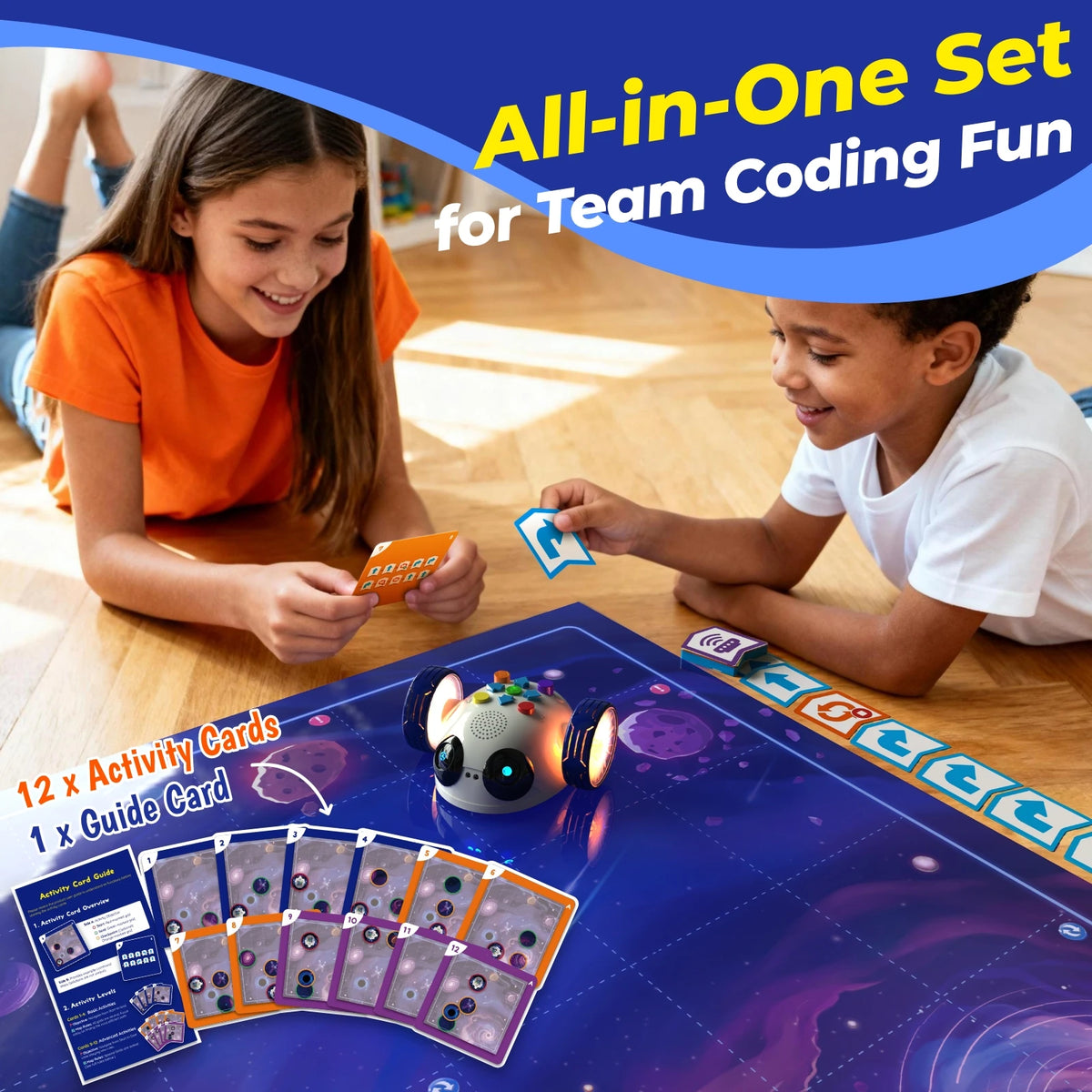 Apitor Mini Robot Wheels Coding Robot Toys Screen