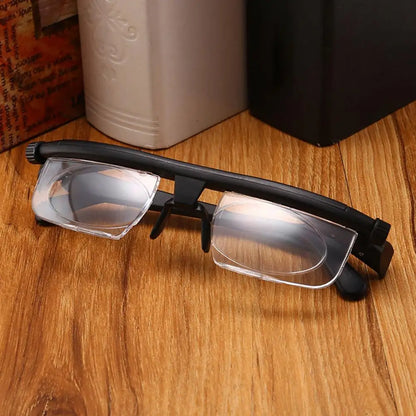 Focus Adjustable Glasses Dial Vision Myopia Presbyopia