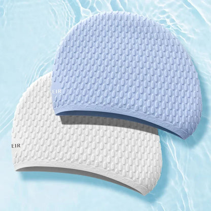 Silicone Swimming Caps Large Size Long Hair Ear Protection