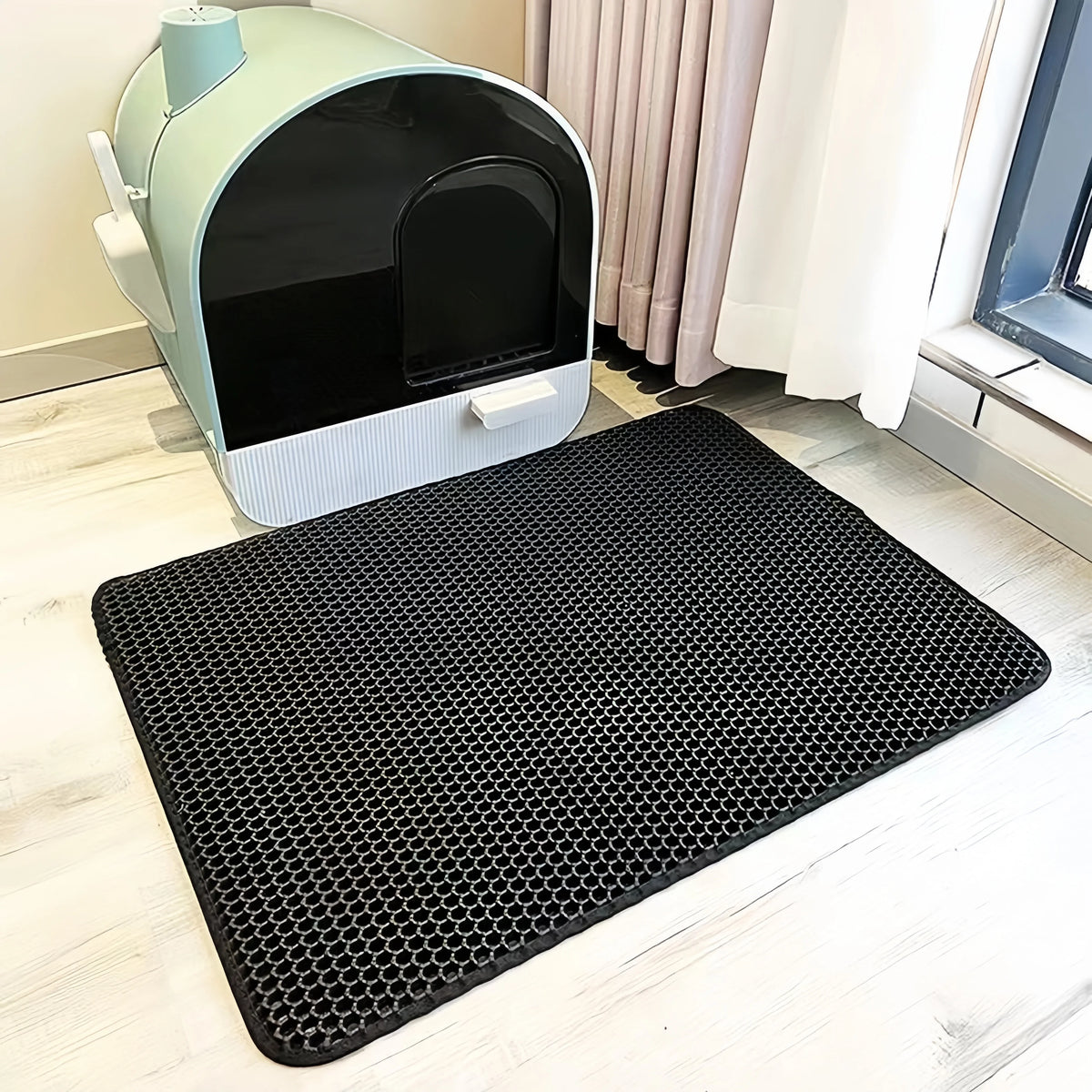 Large Size Cat Litter Mat Eva Double Layer Waterproof Mat
