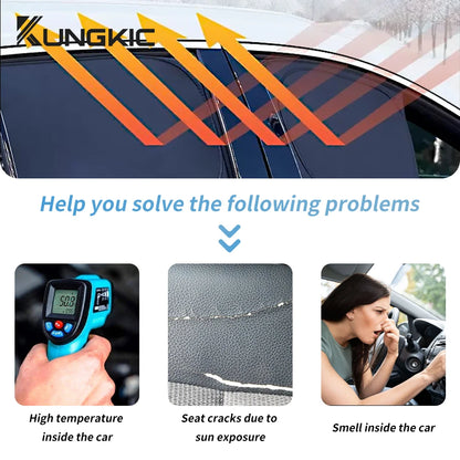 Magnetic Car Sunshade For Fiat Front Windshield Curtain