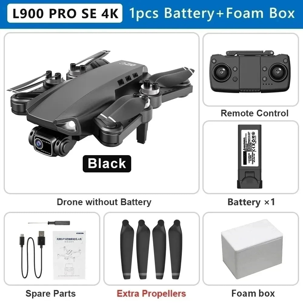 L900 Pro SE MAX GPS Drone 4K Professional Dual HD Camera