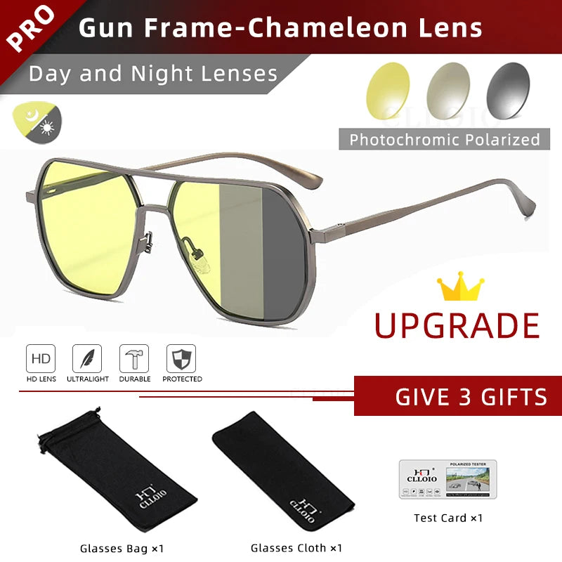 CLLOIO Anti-glare Day Night Vision Glasses Polarized